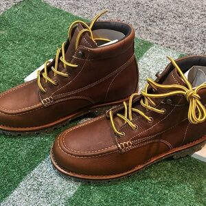 Rocky Men's Tan Leather Boots Men’s Size 10 NWT Leather Ankle boots